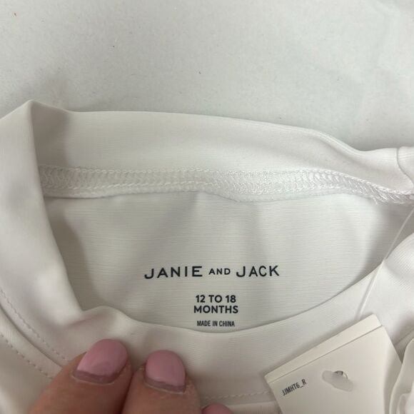 Janie and Jack 100048656 Recycled Rosette Rash Guard size 12-18 m NWT - Picture 6 of 8